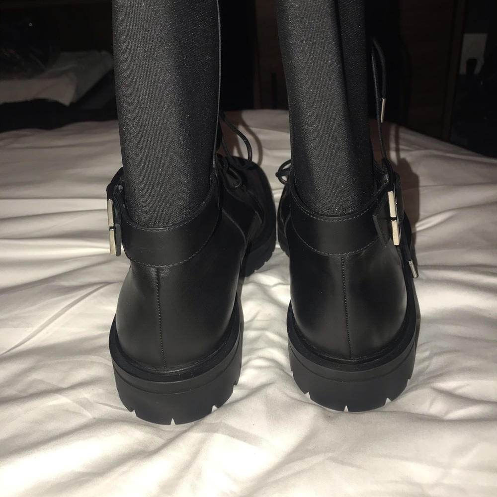 Givenchy Aviator Leather/Suede Ankle Boot. - image 6